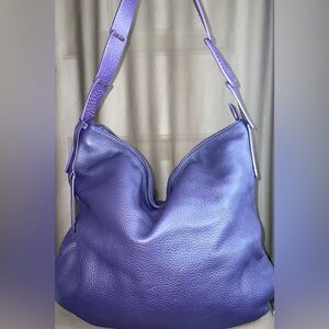 Sabrina – Plum Leather Slouch Shoulder Bag | Sabrina Seala 💜
